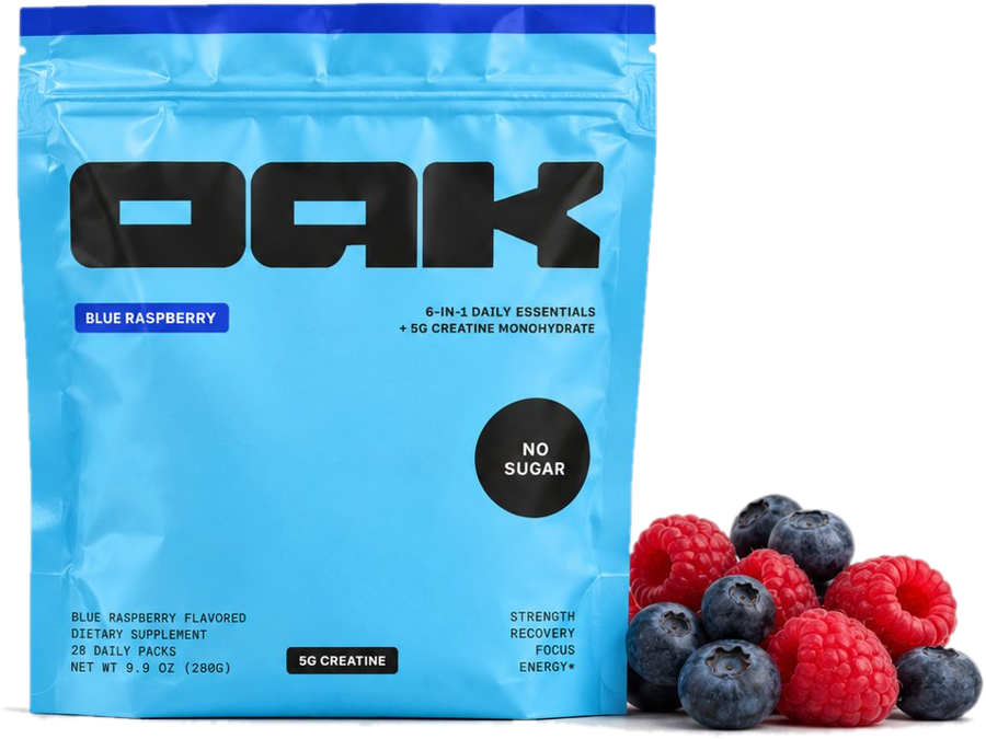 Oak Daily Stack, Blue Raspberry