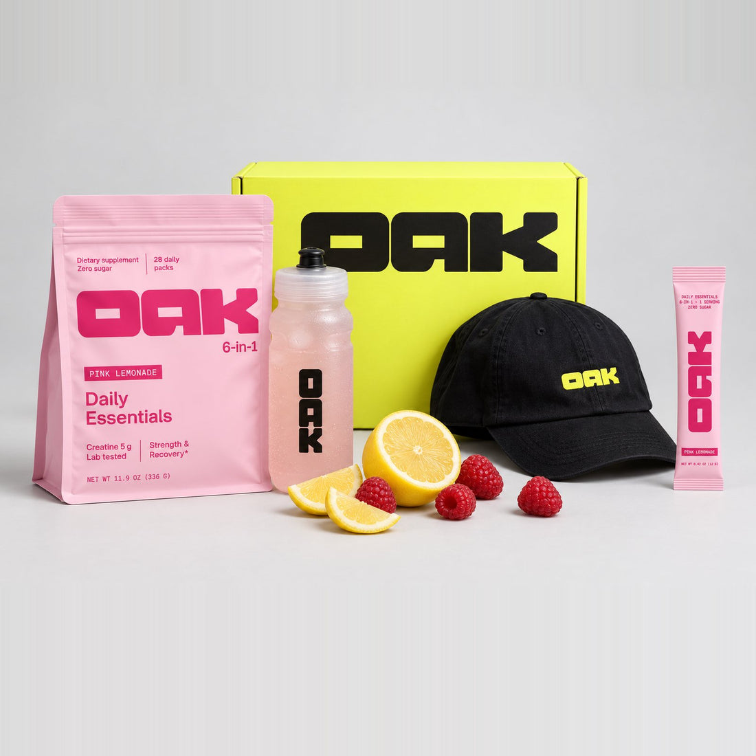 Oak Daily Stack, Pink Lemonade Starter Kit