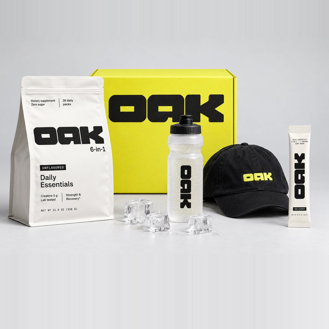 Oak Daily Stack, Unflavored Starter Kit